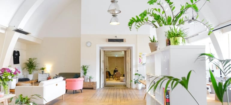 Picture of an office space 