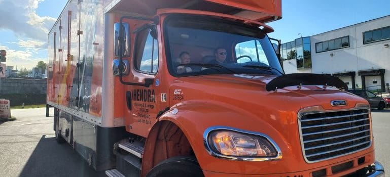 Hendra Moving and Storage truck