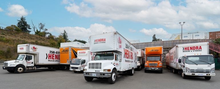 Hendra Moving and Storage fleet
