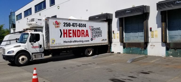 Hendra truck being loaded