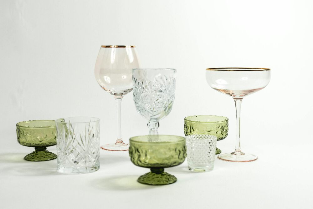 prepare fragile items for moving to Langford, like the glasses in the picture