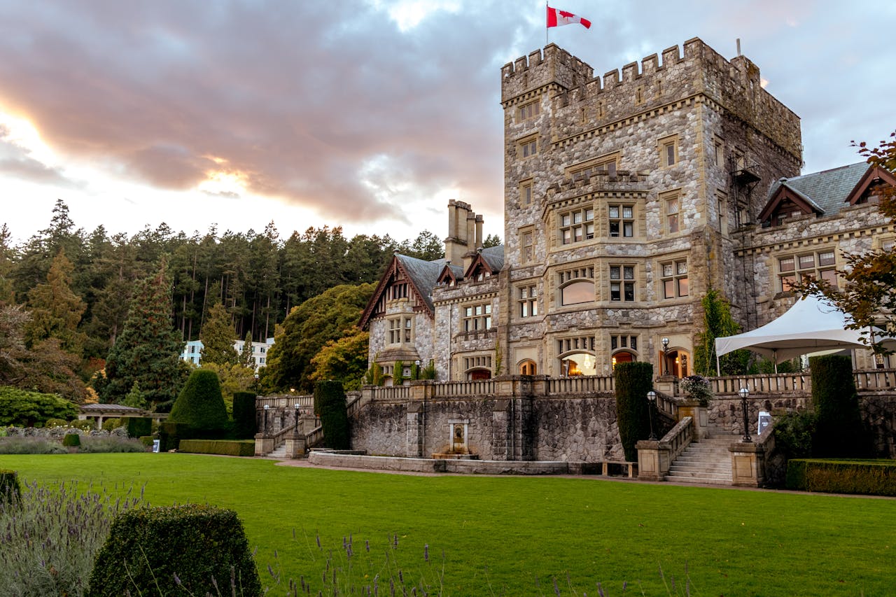 a picture of Hatley Castle, one of the must-visit places for all residents of Colwood, BC