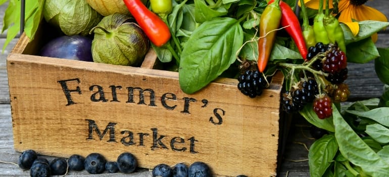 Picture of fresh produce that you will get to enjoy after you move to Cobble Hill
