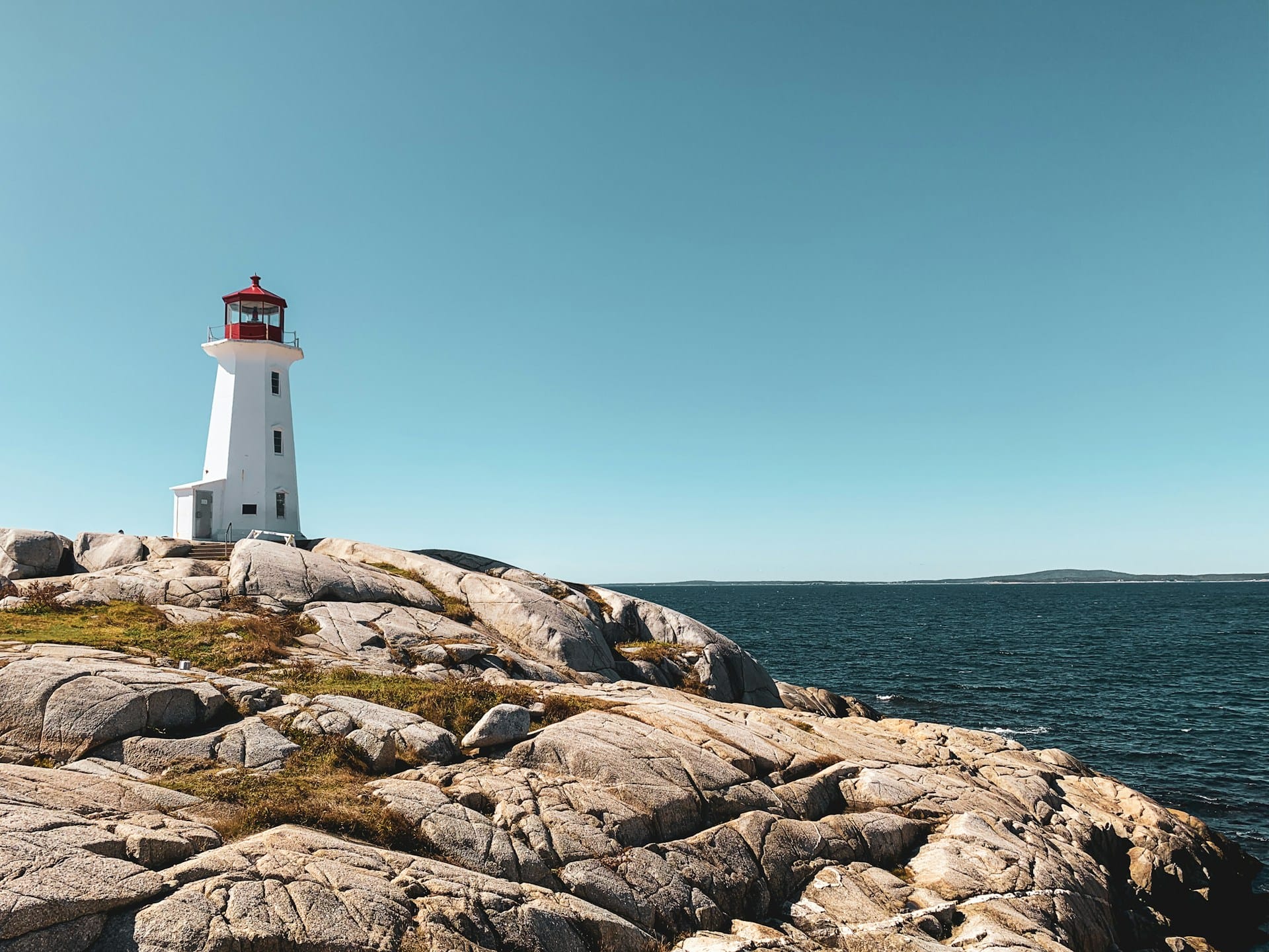 a lighthouse visible by anyone moving to Nova Scotia