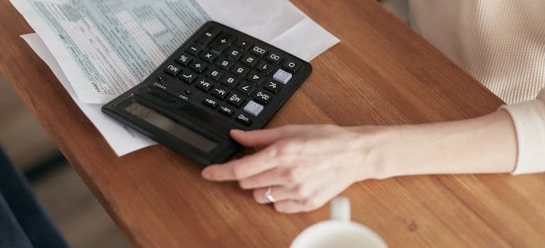 a black calculator