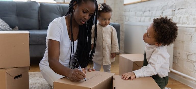 Packing and Moving into a New Home with Kids 