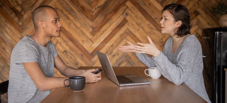 Young diverse colleagues working remotely together
