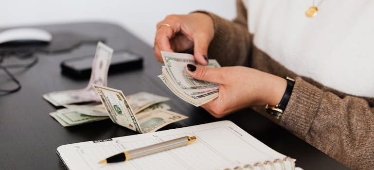Person Counting Cash Money