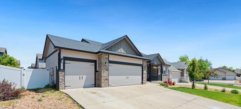 Modern House with Two Garages