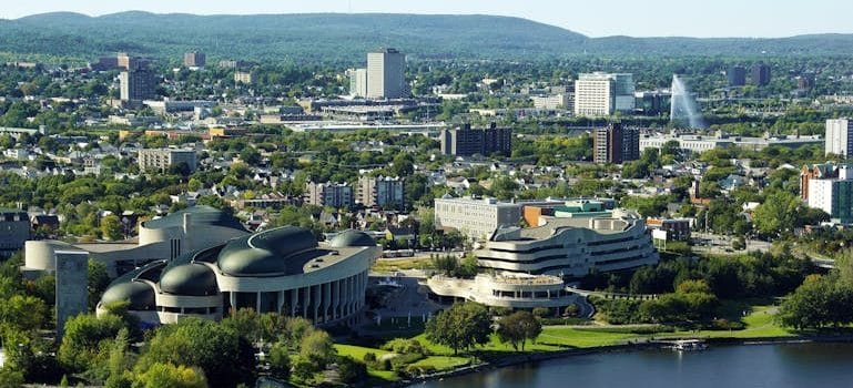 Aerial View of City
