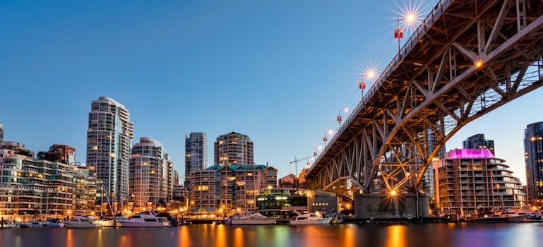 Best Cities for American Expats in British Columbia with a bridge