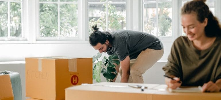 a couple talking about Hidden Moving Costs
