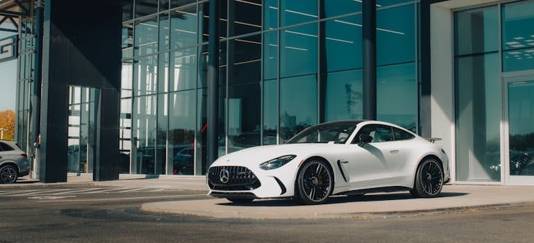 Luxury Mercedes-Benz AMG in Modern Dealership